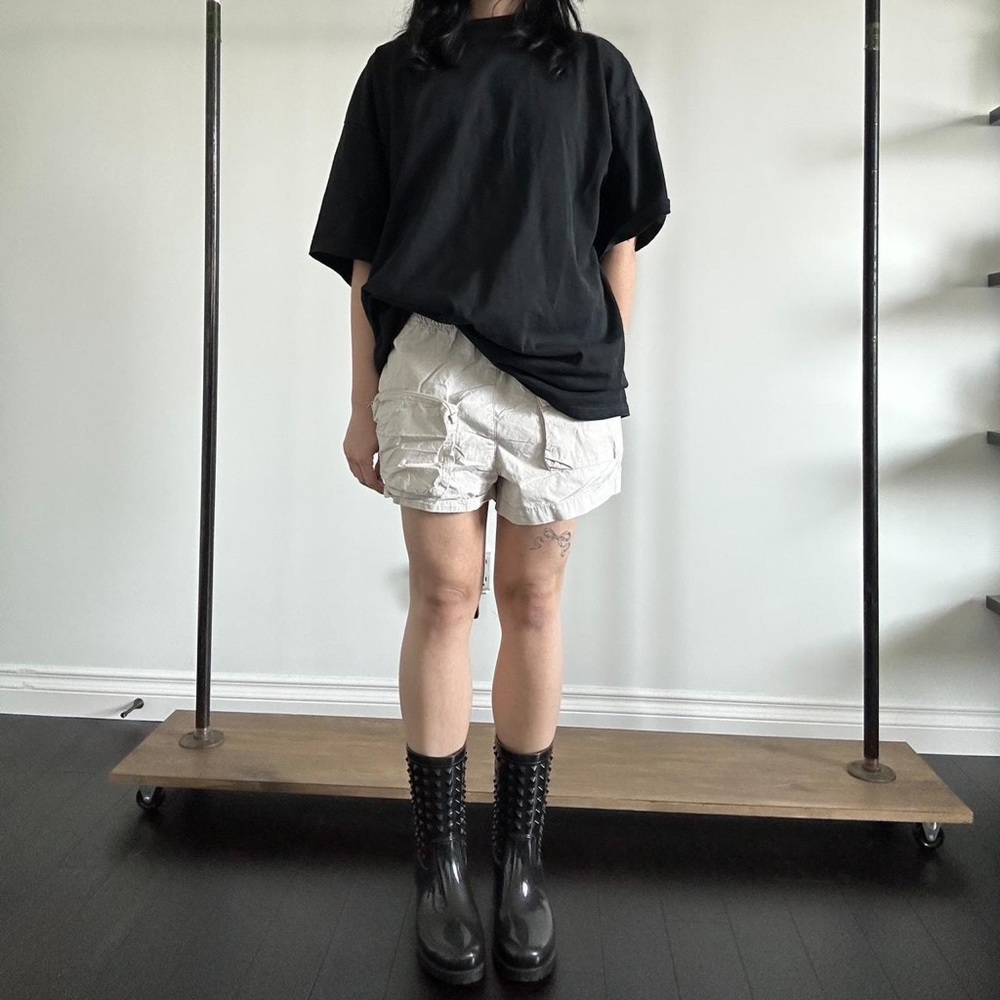 tna nylon cargo shorts